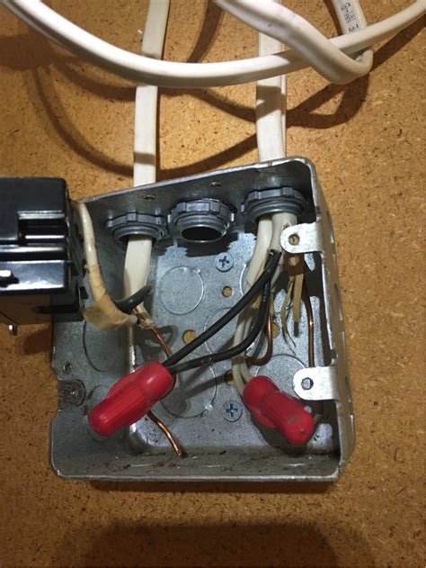 closing a hole in a junction box|wiring a punched out hole.